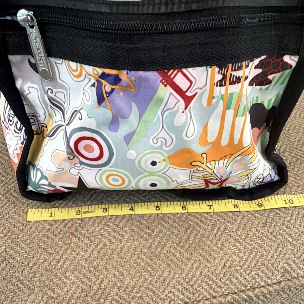 LeSportsac Women’s Large Retired Art School Print Travel Weekender Duffle Zip - Picture 9 of 15